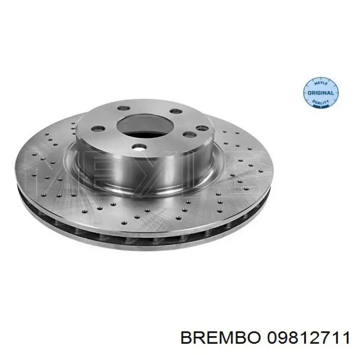 Передние тормозные диски 09812711 Brembo