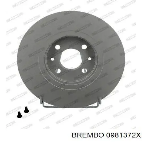 Тормоз дисковый передний Brembo 0981372X цена, от 70.60 USD