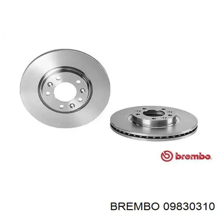 Передние тормозные диски 09830310 Brembo