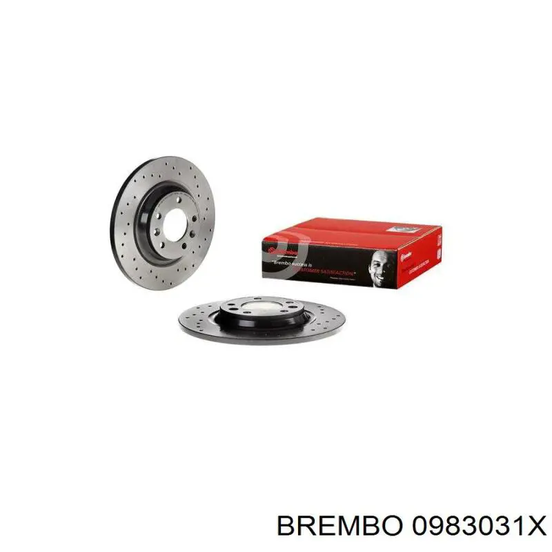 Тормоз дисковый передний Brembo 0983031X цена, от 69.67 USD
