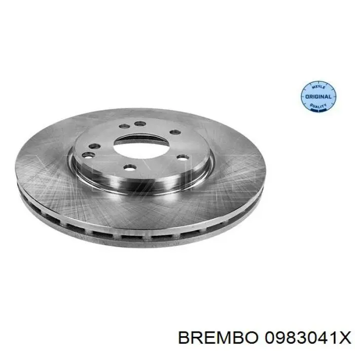 0983041X Brembo диск тормозной передний
