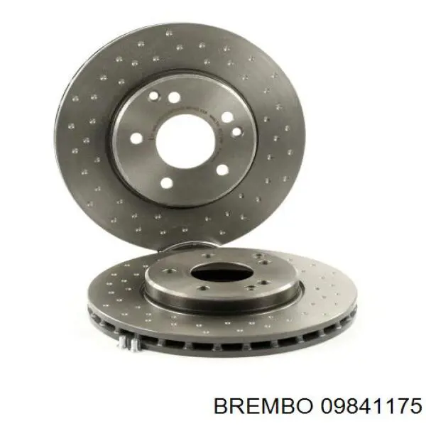 09841175 Brembo Диск тормозной передний