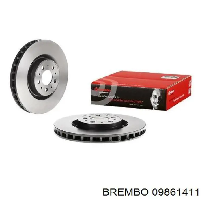 Передний тормозной диск Brembo 09861411