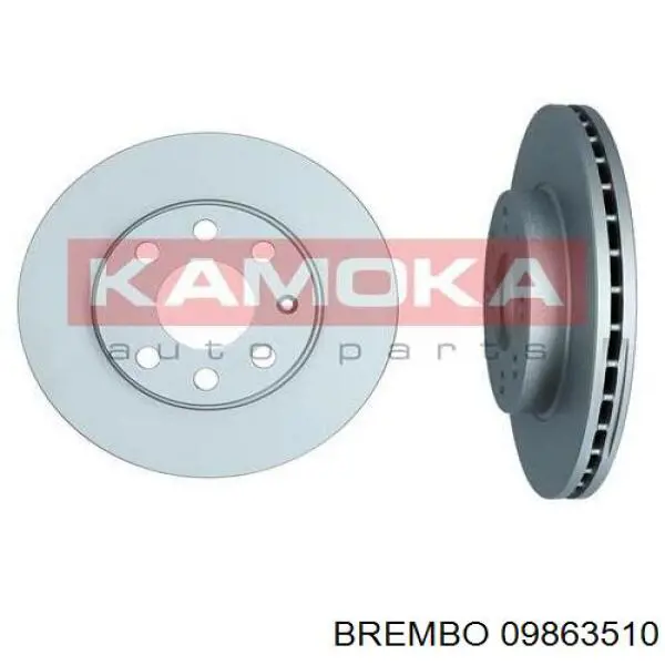 Передние тормозные диски 09863510 Brembo