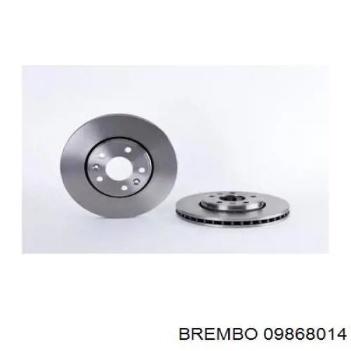 09868014 Brembo диск тормозной передний