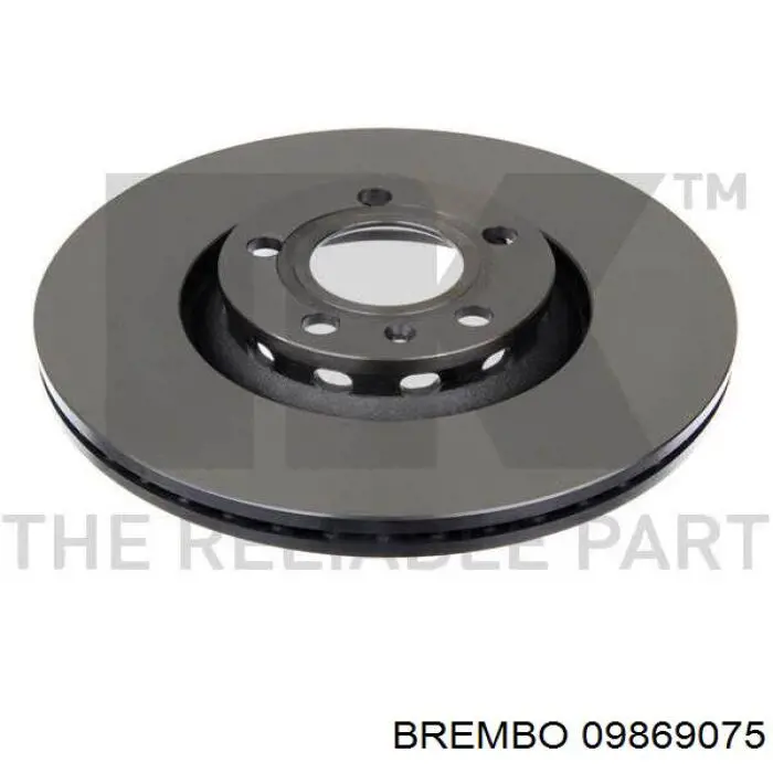 Передний тормозной диск Brembo 09869075