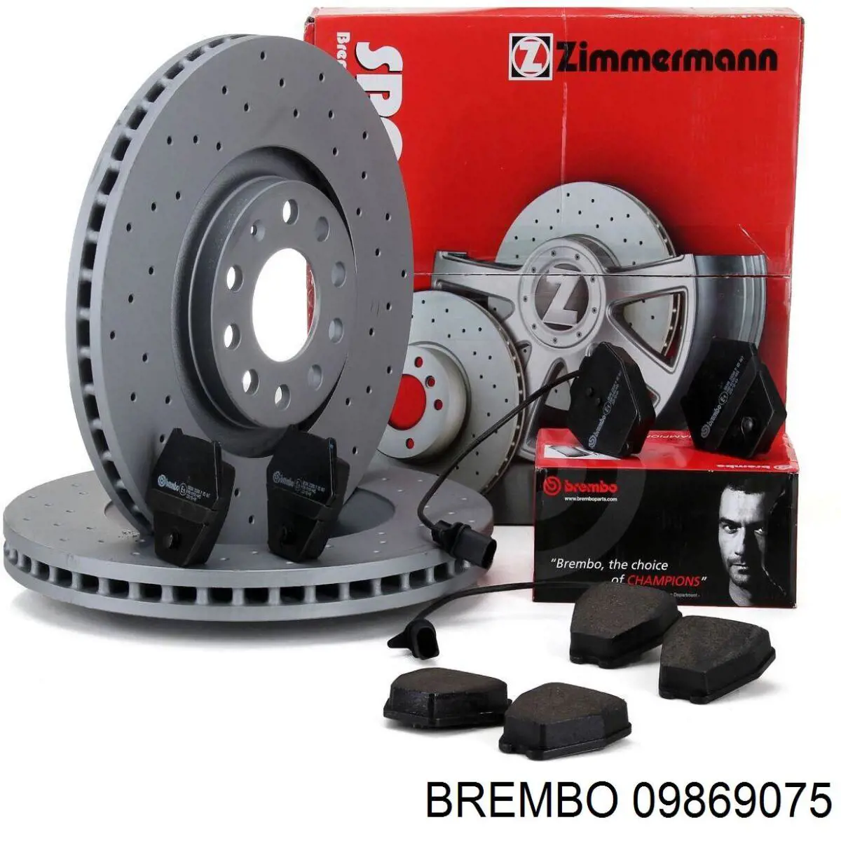 Тормоз дисковый передний Brembo 09869075 цена, от 49.82 USD