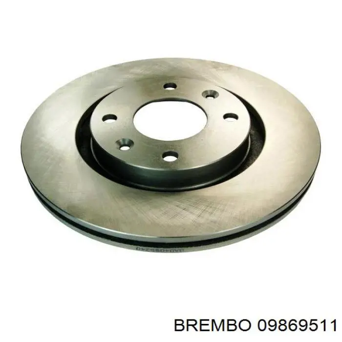 09869511 Brembo Диск тормозной передний