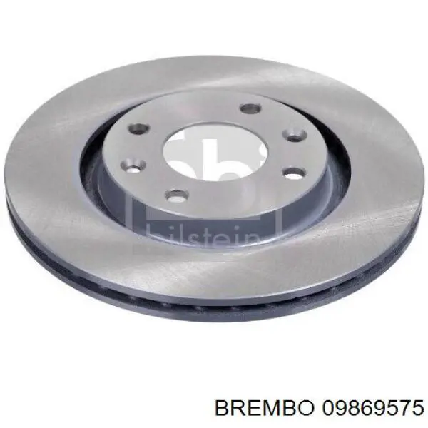Передние тормозные диски 09869575 Brembo