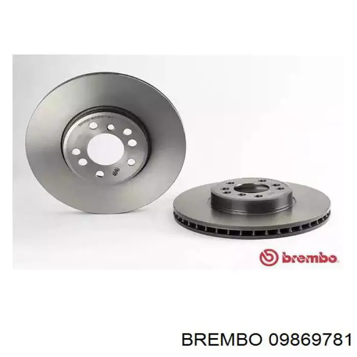 09.8697.81 Brembo disco do freio dianteiro