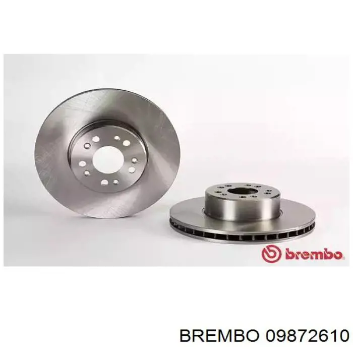 09.8726.10 Brembo диск тормозной передний