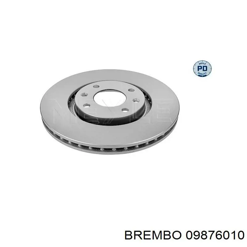Передние тормозные диски 09876010 Brembo