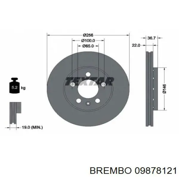 Задний тормозной диск ABS 18720 цена, от 89.39 USD