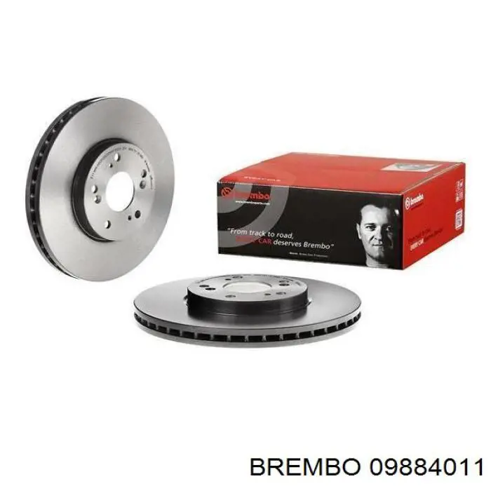 Тормоз дисковый передний Brembo 09884011 цена, от 65.71 USD