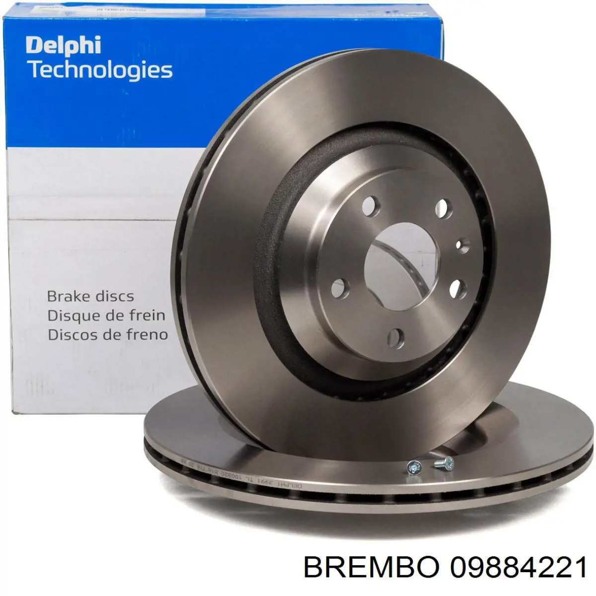 Тормозные диски 09884221 Brembo