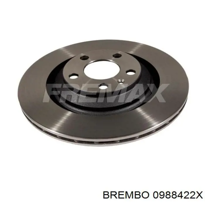Купить 0988422X Brembo Диск тормозной задний