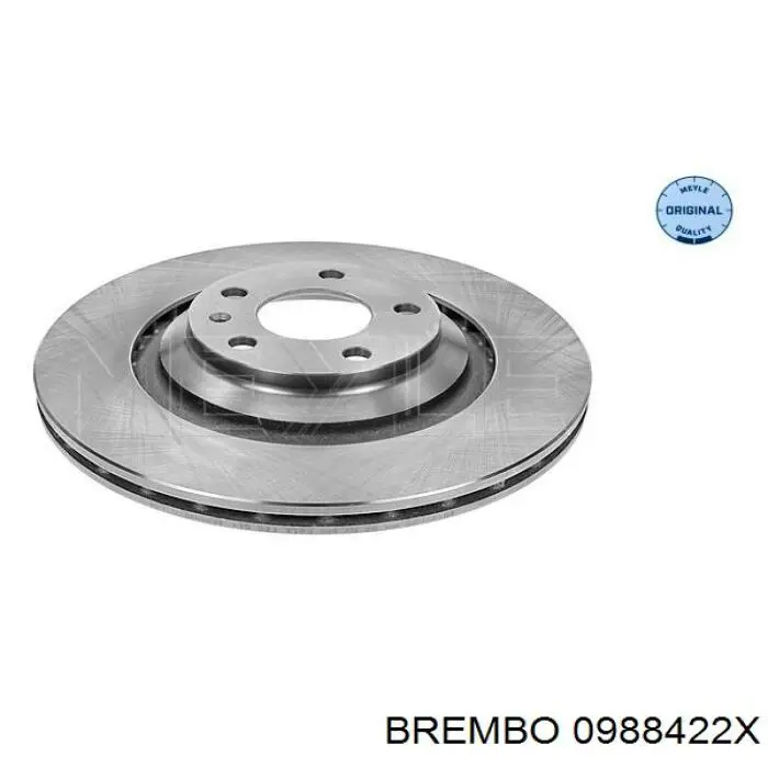 0988422X Brembo Дисковый тормоз