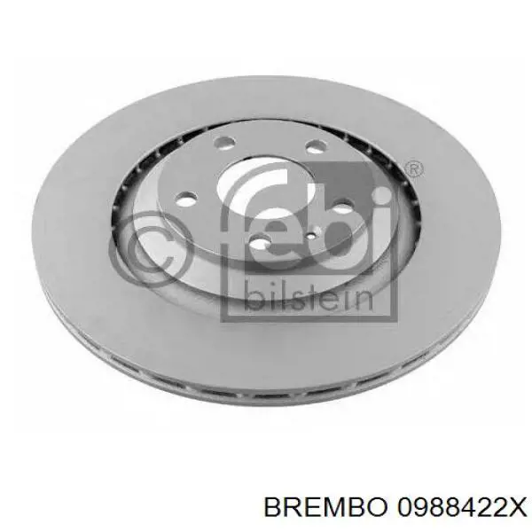 Задний тормозной диск Brembo 0988422X цена, от 77.68 USD