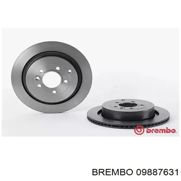 Тормозные диски 09887631 Brembo