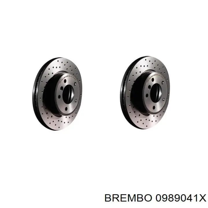 Передние тормозные диски 0989041X Brembo