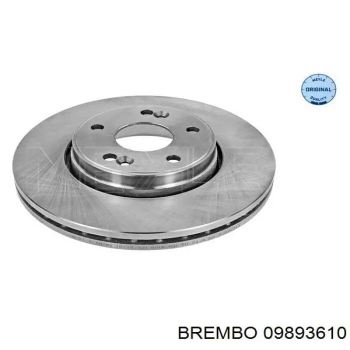 09893610 Brembo диск тормозной передний
