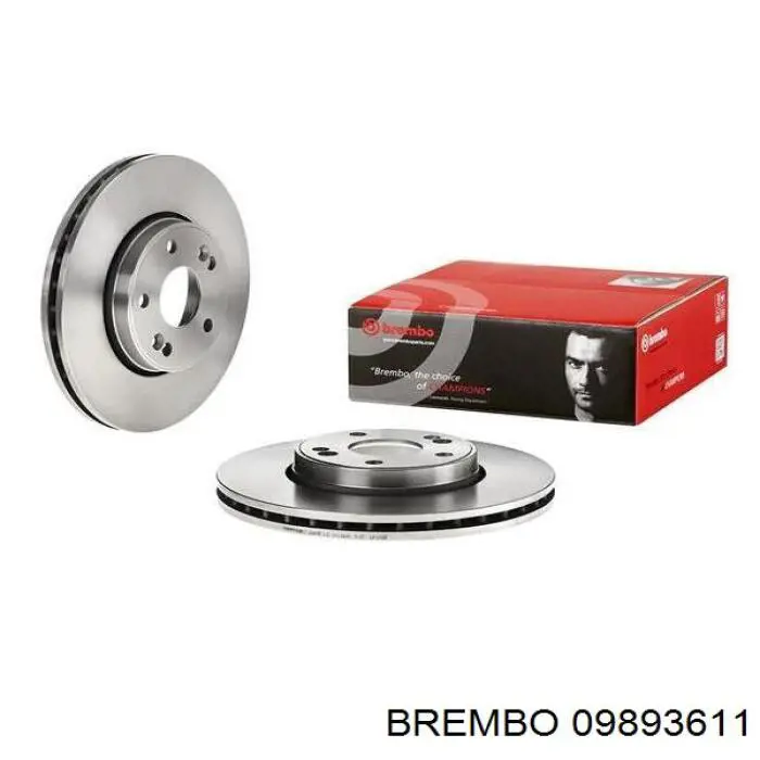 Тормоз дисковый передний Brembo 09893611 цена, от 43.82 USD