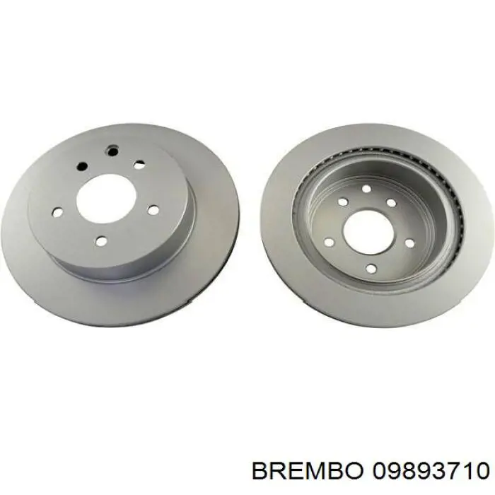 Передние тормозные диски 09893710 Brembo
