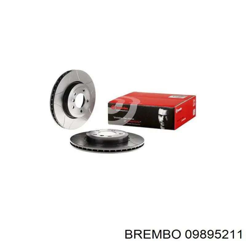 Передние тормозные диски 09895211 Brembo