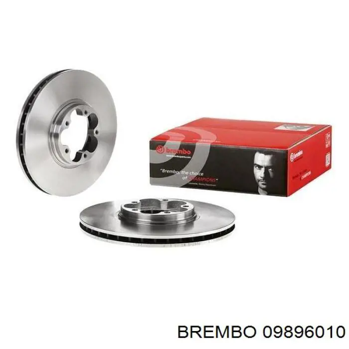 Передние тормозные диски 09896010 Brembo