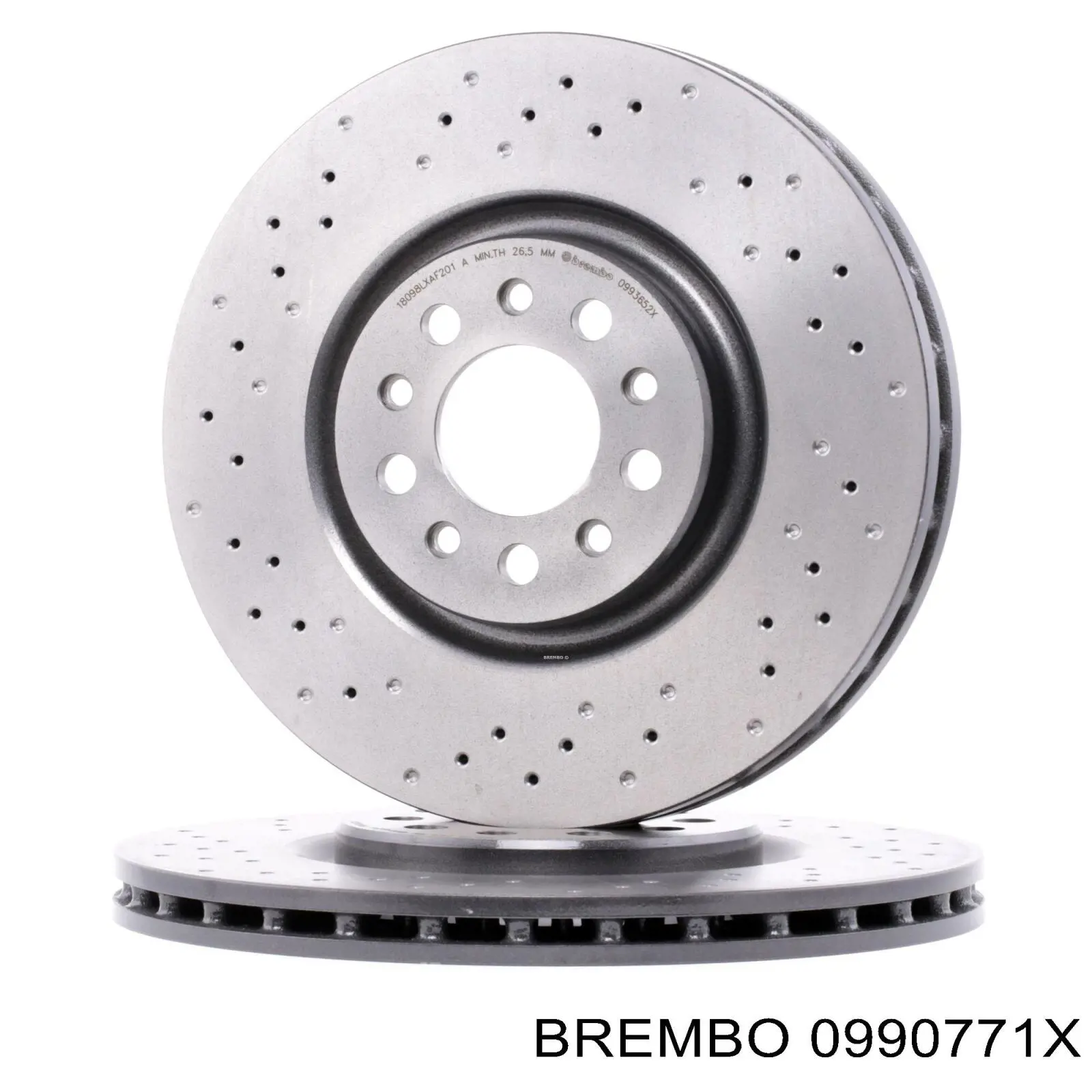 Передние тормозные диски 0990771X Brembo