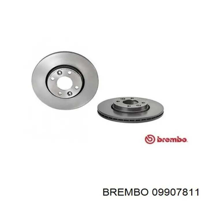 Купить 09907811 Brembo Ротор тормозной