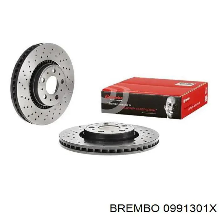 Передние тормозные диски 0991301X Brembo