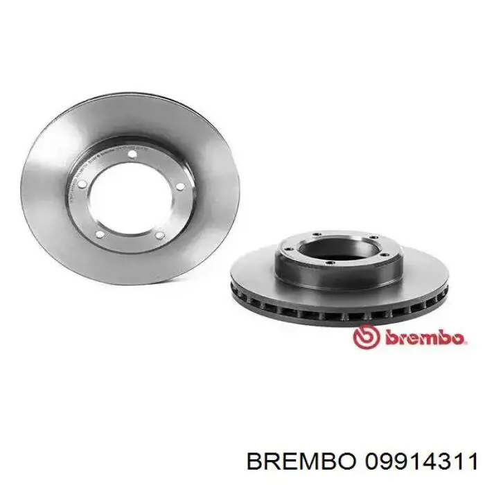 Передние тормозные диски 09914311 Brembo