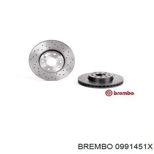Купить 0991451X Brembo Ремкомплект тормозов передних