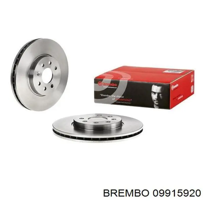 09915920 Brembo диск тормозной передний