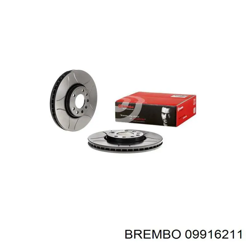 Передние тормозные диски 09916211 Brembo