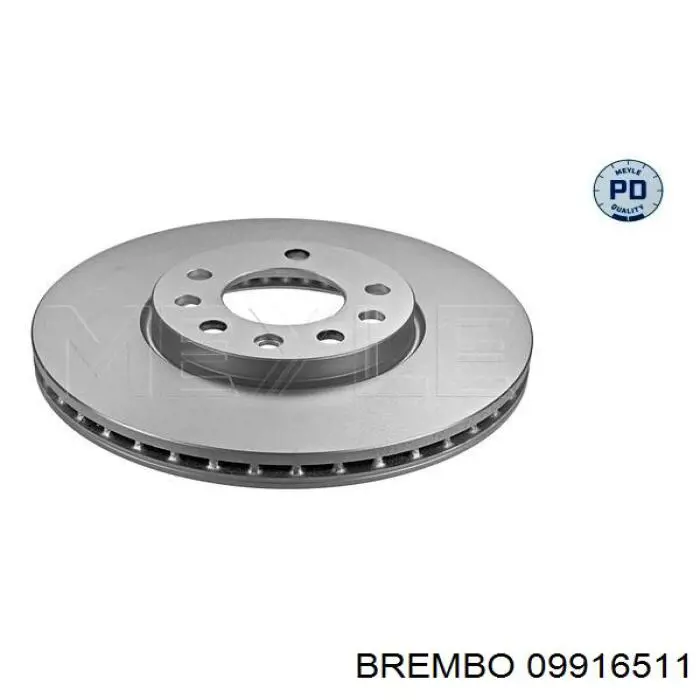Купить 09916511 Brembo Ротор тормозной