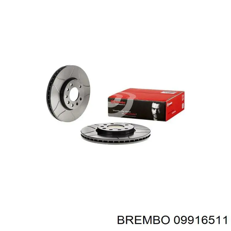 Передние тормозные диски 09916511 Brembo