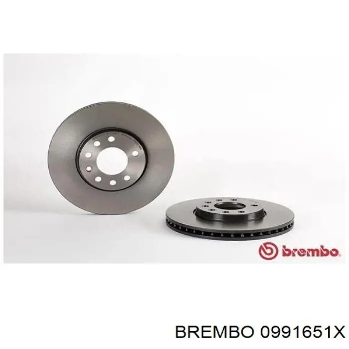 Купить 0991651X Brembo Ротор тормозной