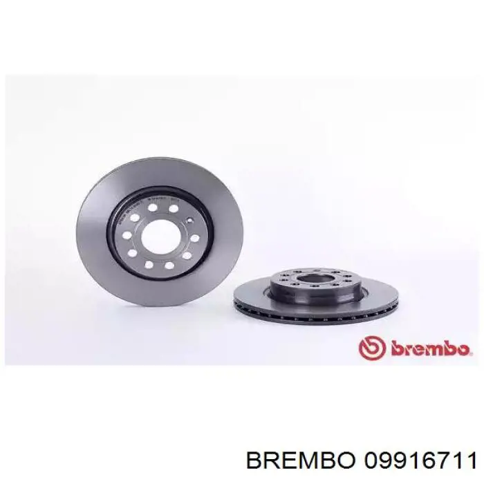 09.9167.11 Brembo диск тормозной передний