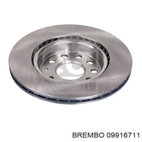 Тормоз дисковый передний Brembo 09916711 цена, от 31.71 USD