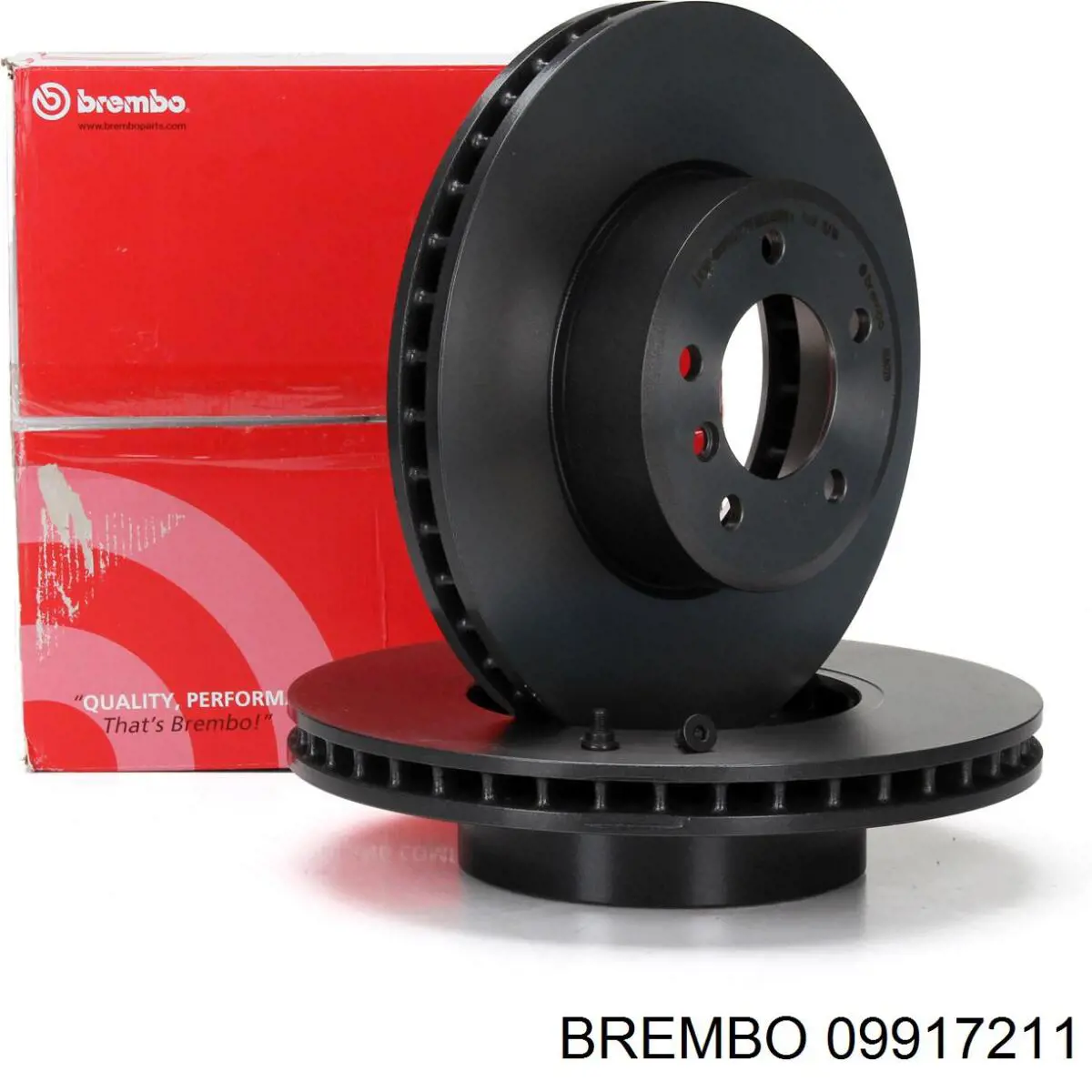 Передние тормозные диски 09917211 Brembo