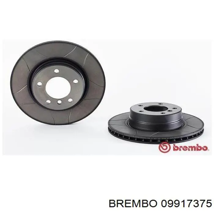 09917375 Brembo диск тормозной передний