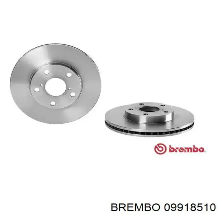 Передние тормозные диски 09918510 Brembo