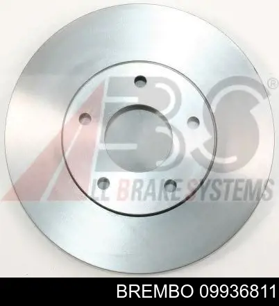 Передние тормозные диски 09936811 Brembo