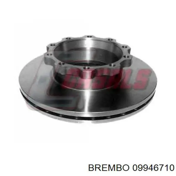 Купить 09946710 Brembo Диск тормозной задний