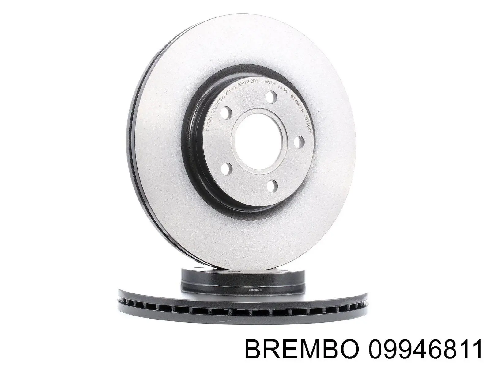 Freno de disco delantero 09946811 Brembo