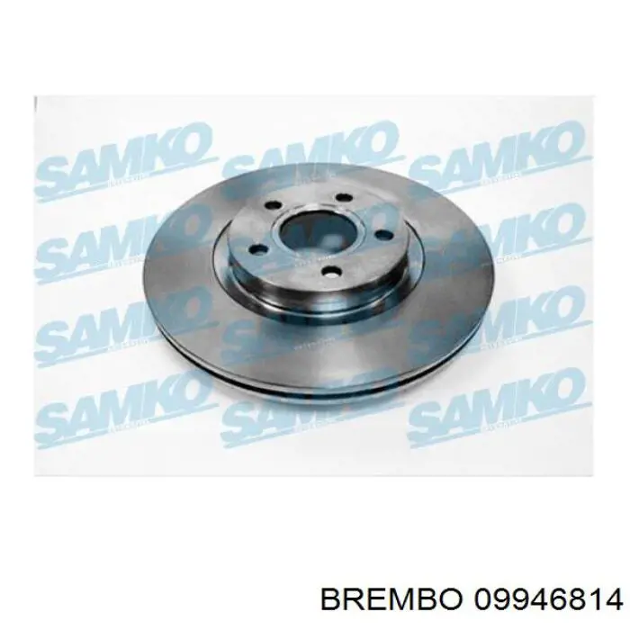 09946814 Brembo Диск тормозной передний