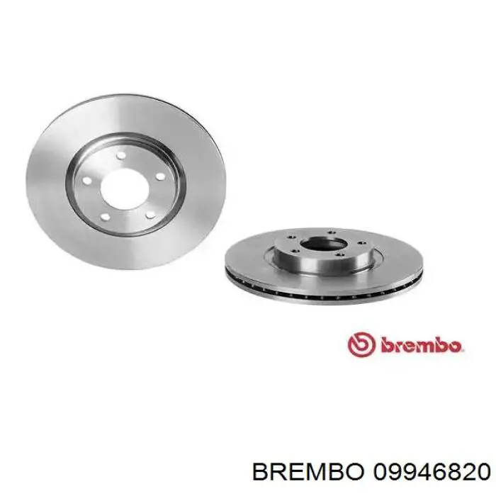 Передние тормозные диски 09946820 Brembo