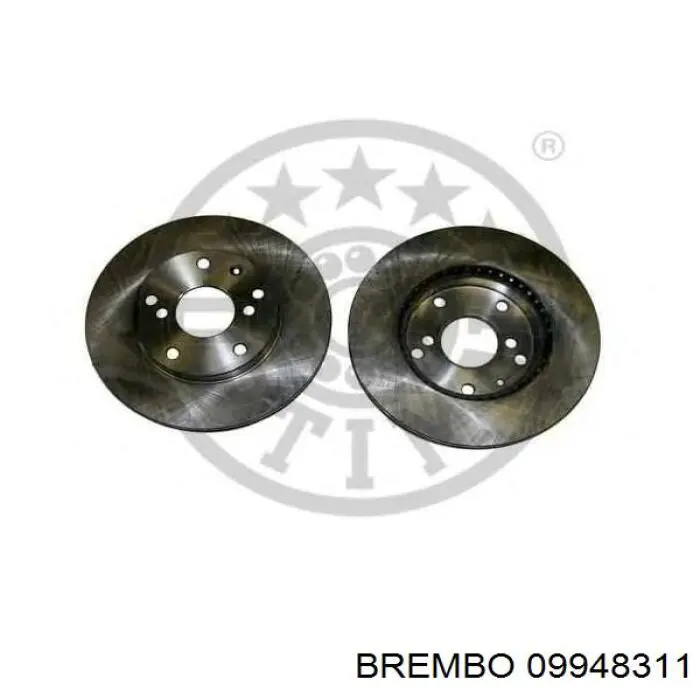 Тормоз дисковый передний Brembo 09948311 цена, от 42.26 USD